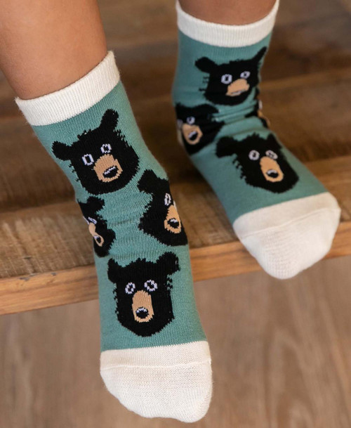  Bear Cub Blue Kid Sock 