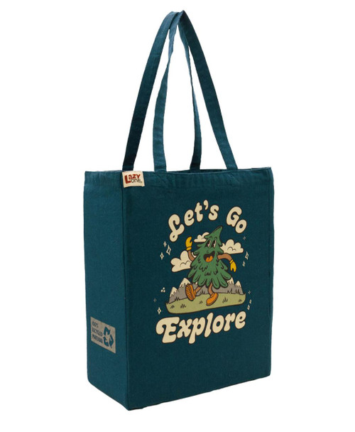  Let's Go Explore Reusable Tote Bag 