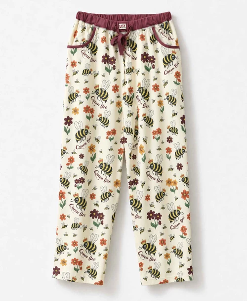  Queen Bee Purple Women's Regular Fit PJ Pant 