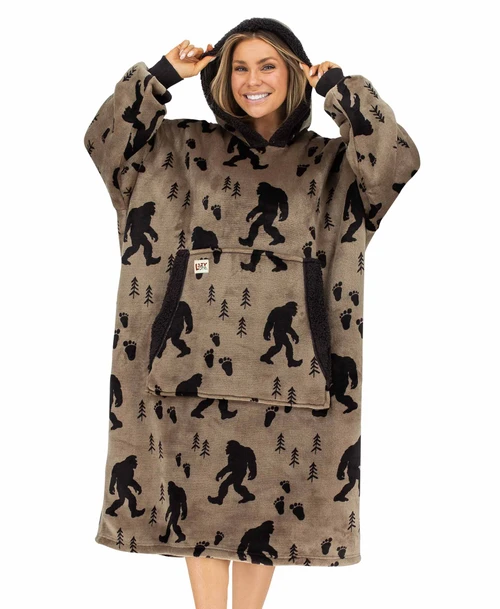 Sasquatch - Bigfoot Blanket Hoodie – Oversized Wearable Blanket