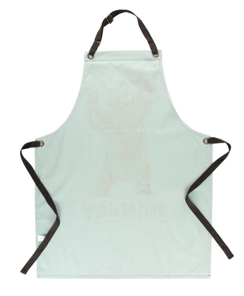  Hangry Bear Blue BBQ Apron 