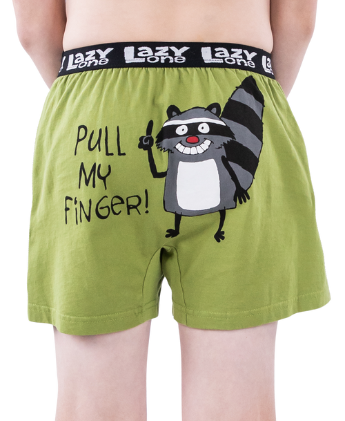  Pull My Finger Raccoon Kid Boxer 