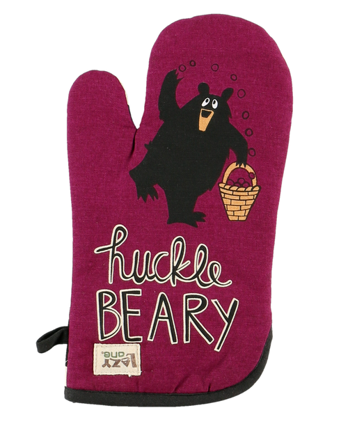 Hedley & Bennett Mickey Check Oven Mitts in Pink/Red