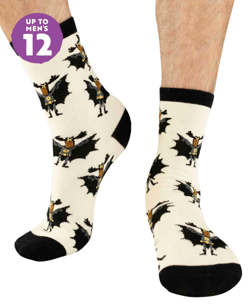  Bat Moose Crew Sock 