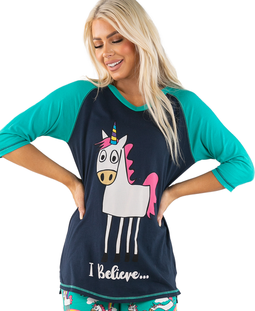  I Believe Women's Unicorn Tall Tee 