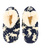  Classic Moose Blue Fuzzy Feet Slipper 