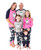 Yeti For Bed Kid's Long Sleeve Pink PJ's 