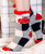  Truck Plaid Plush Sock 