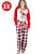 Deer Christmas Women's Regular Fit Long Sleeve PJ Set   Deer Christmas Women's Regular Fit Long Sleeve PJ Set