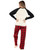  Moose Plaid Women's Regular Fit Long Sleeve PJ Set 