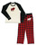  Moose Plaid Women's Regular Fit Long Sleeve PJ Set 