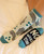  Manatee No Wake Zone Crew Sock 