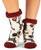  Silent Night Reindeer Plush Sock 