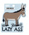  Lazy Ass LazyOne Donkey Sticker 