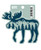  Mountain Moose LazyOne Sticker 