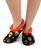  Dead Tired Orange Fuzzy Feet Slipper 