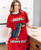  Long to Be Dog Red Nightshirt 