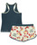  Crabby In The Morning Women's Blue Tank & Short Set 