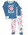  Hogs & Kisses Kid's Long Sleeve Blue PJ's 