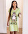  Not in the Mood Green Women's Cow V-neck Nightshirt 