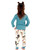  Booty Sleep Blue Kid's Horse Long Sleeve Blue PJ's 