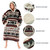  Buffalo Fair Isle Blanket Hoodie 