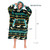  Horse Fair Isle Blanket Hoodie 