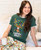 Lights Out Green Women's Regular Fit PJ Tee 