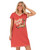  Trophy Wife Pink V-Neck Nightshirt 