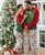  Lights Out Men's Reindeer Long Sleeve PJ Pant 