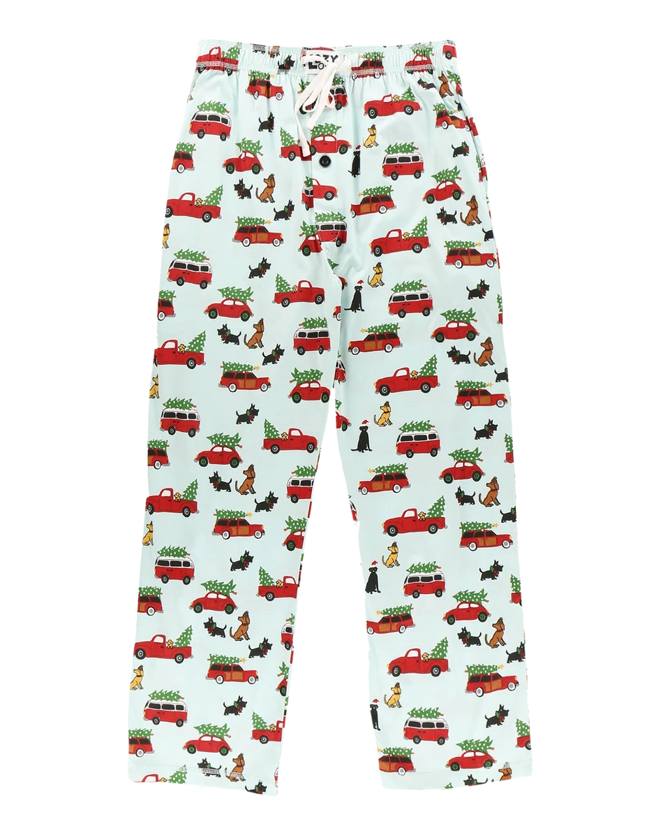 Christmas Cars Family Matching Pajamas