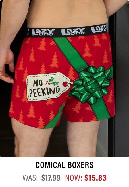 Comical Boxers now $15.83