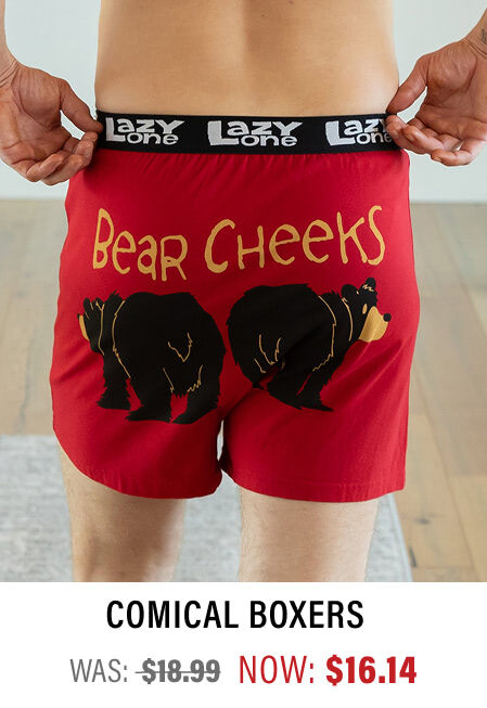 comical boxers 15% off