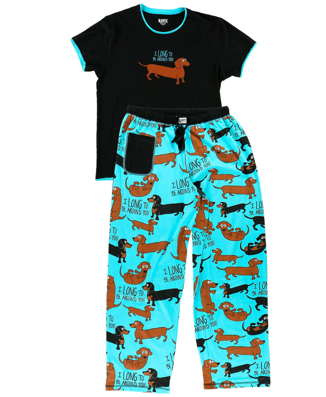 LazyOne Pajamas for Women, Cute Pajama Pants and Top Separates, Dog Mom,  Medium