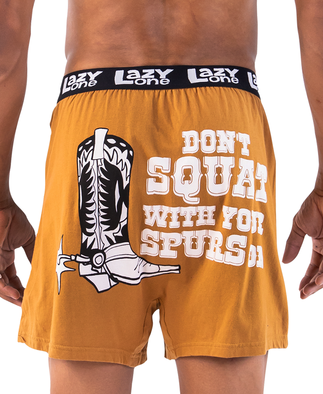  Lazy One Funny Boxers, Novelty Boxer Shorts, Humorous  Underwear, Gag Gifts For Men, Cowboy, Cowgirl, Spurs, Boots, Horse, Western