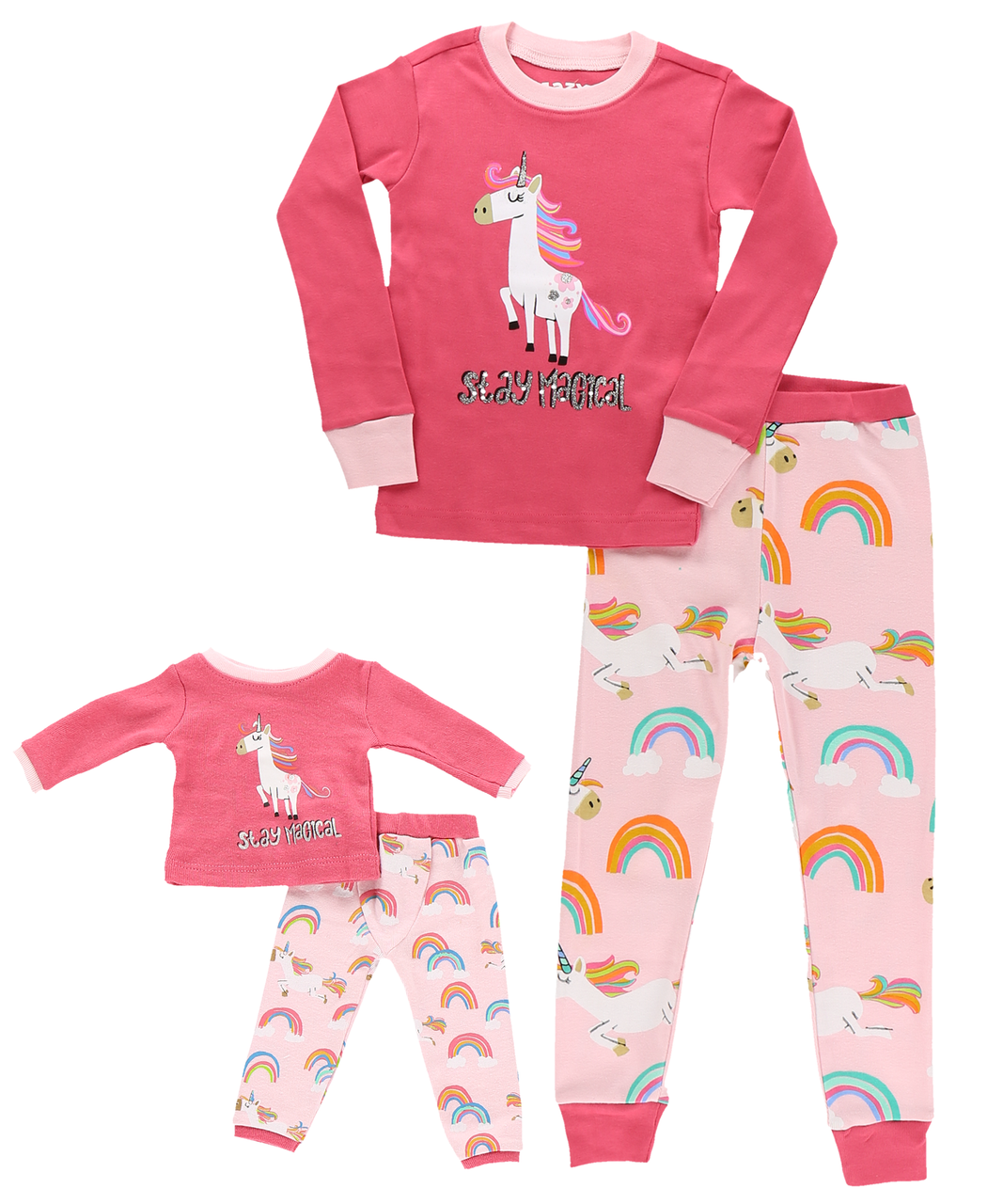 Stay Magical Unicorn Matching Kid & Doll Set