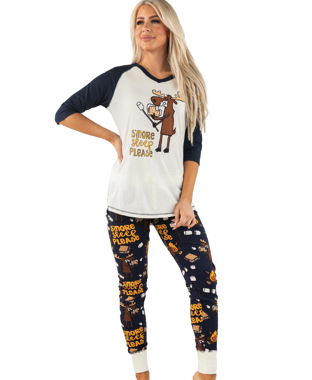 S'more Sleep LazyOne Women's Leggings and Tees, Pajama Separates