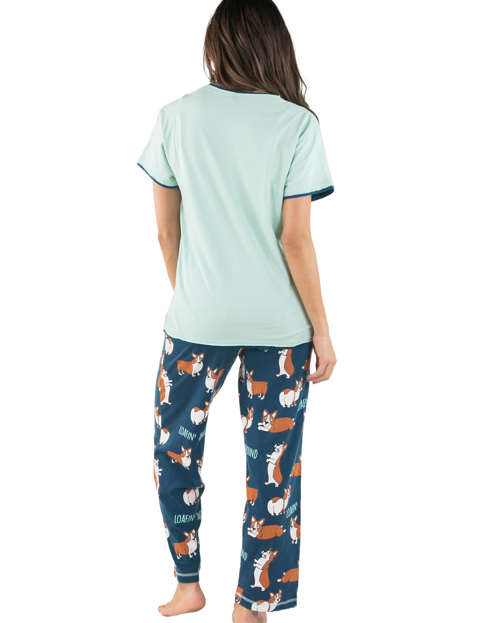 Womens Pajamas 2 Piece Pyjamas Loungewear Sleepwear Nightgown Corgi Dog,  Multi1, X-Small : : Clothing, Shoes & Accessories