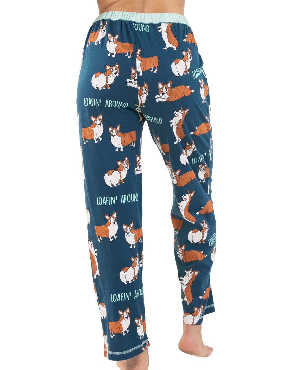 Loafin' Around Women's Regular Fit Corgi PJ Set