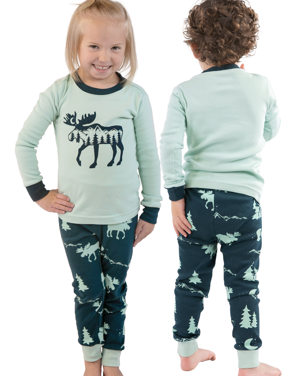 Mountain Moose Kid's Long Sleeve PJ's