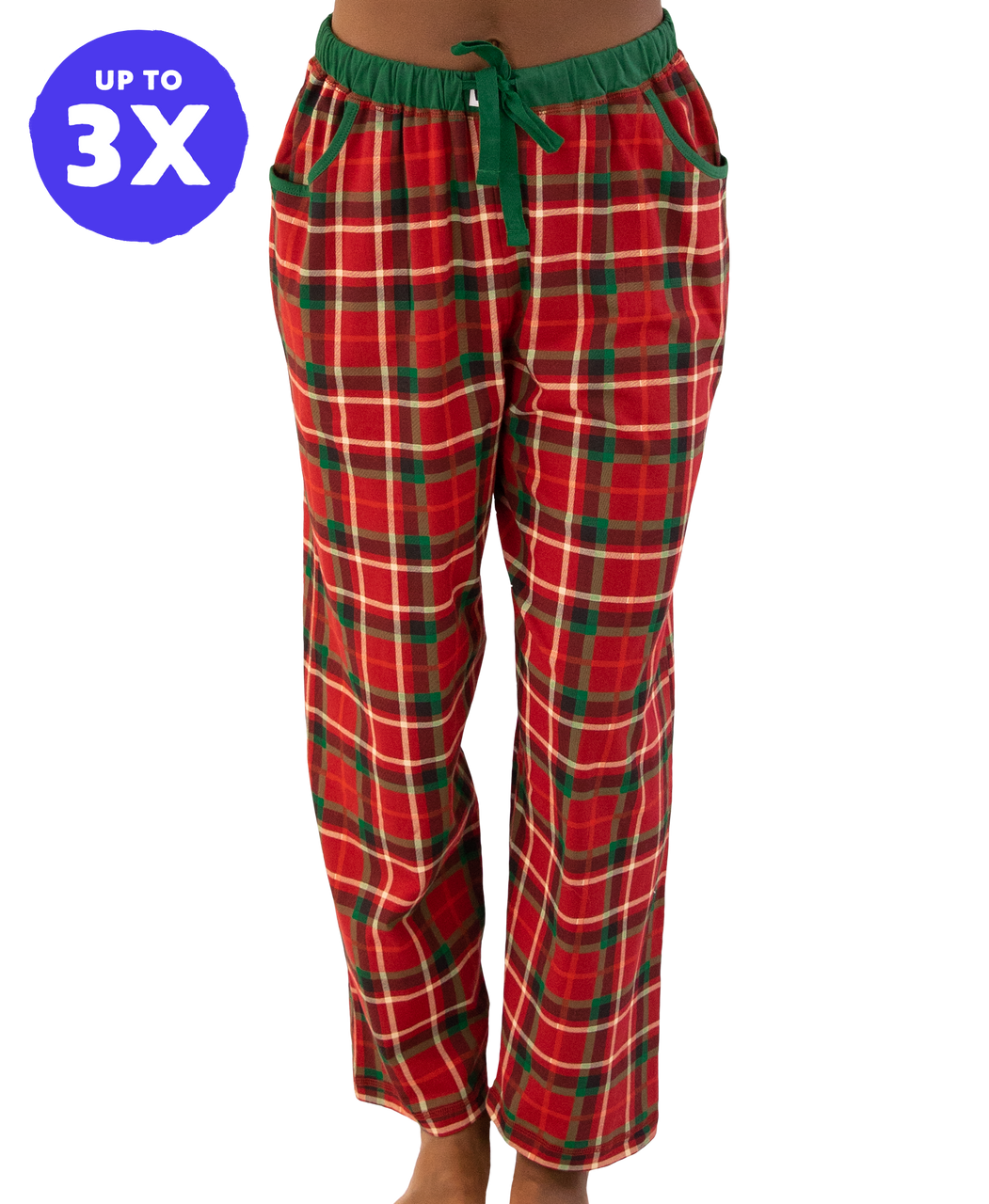 Christmas Plaid Women's Regular Fit PJ Pant
