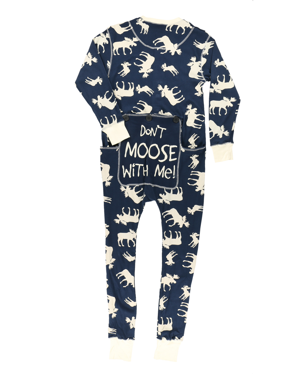 Lazy One Pajama Moose Adult Blue Flapjack PJ's Don't Moose with Me Choose  Size