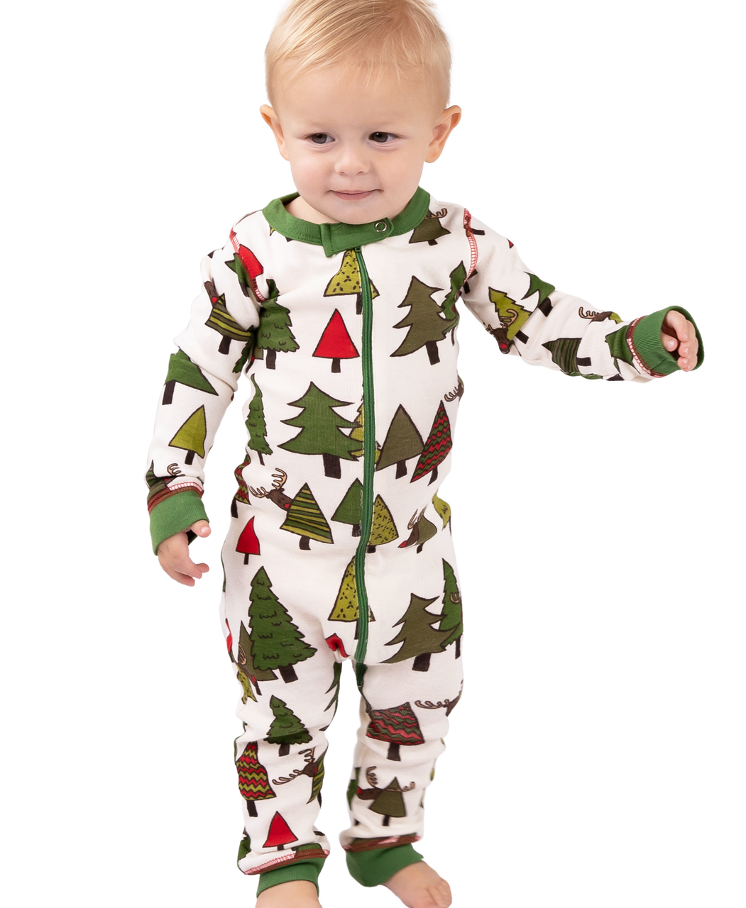 Evergreen Plaid Adult Onesie Flapjack