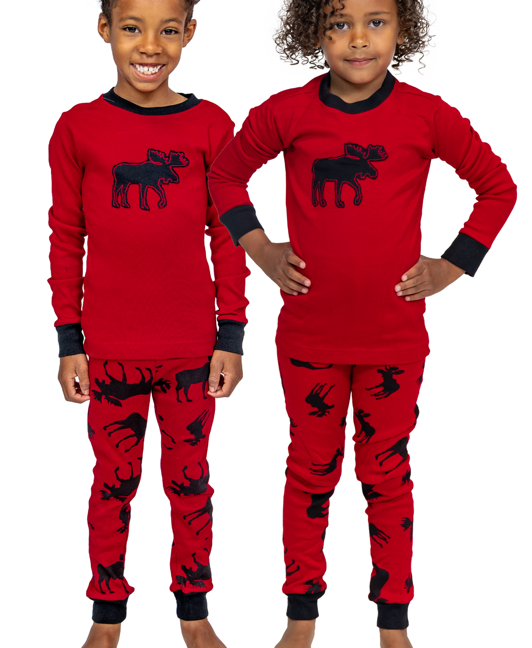 Lazy One - Nordic Moose Kid PJ Set KID784 : Connie's Children's Shop