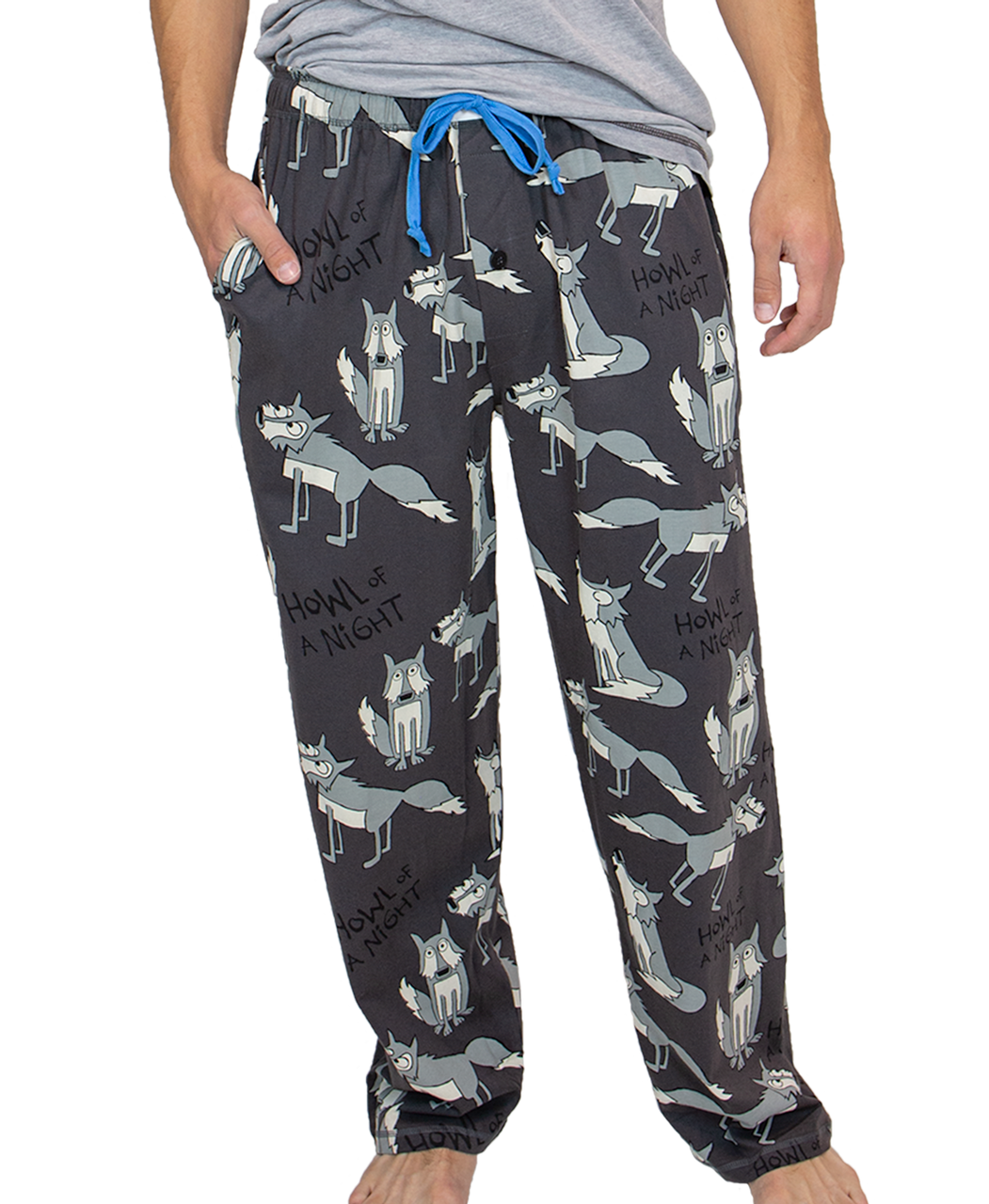 Wolf Howling Pajama Pants, Brief Insanity