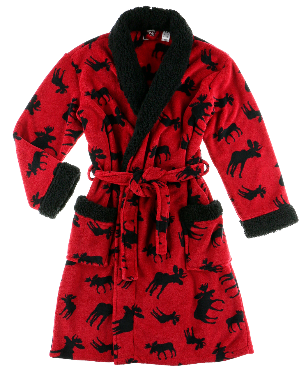 Holiday Moose Fleece Robe - Hatley US