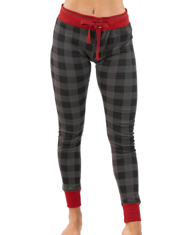 New Canah OS Size 4-14 Black Red Buffalo Plaid Leggings | eBay