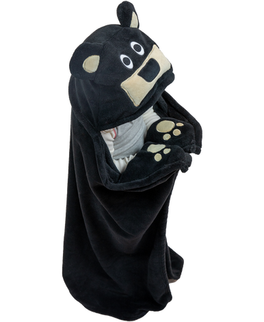 Bear Kid's Hooded Blanket