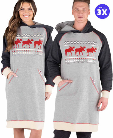 Cabin Moose Sleep Hoodie