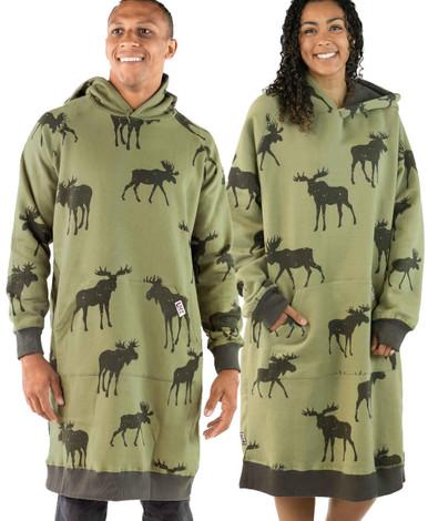 Mountain Made Moose Sleep Hoodie